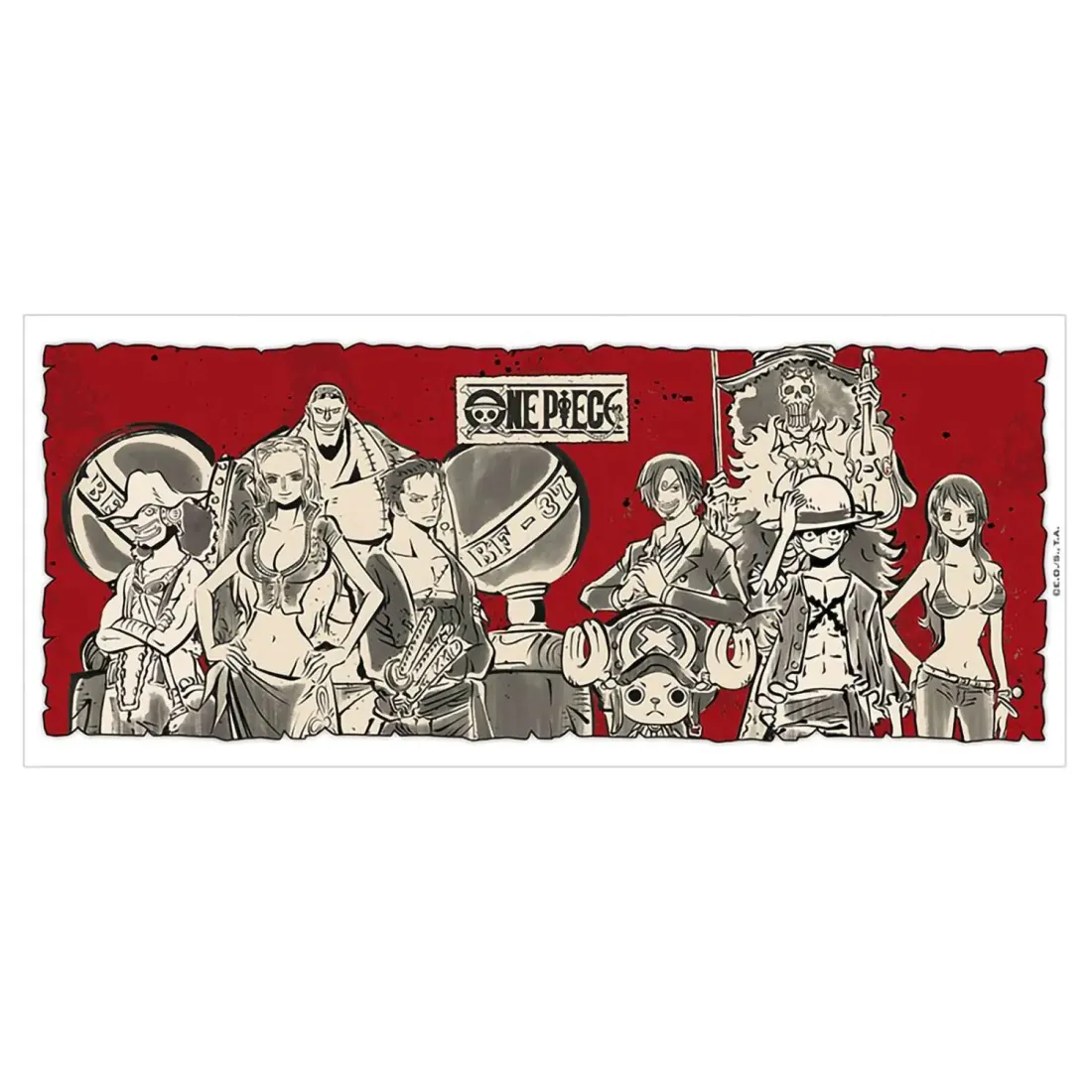 Кружка керамическая ONE PIECE Mug 320 мл Luffy\'s crew japanese style subli ABYMUG775