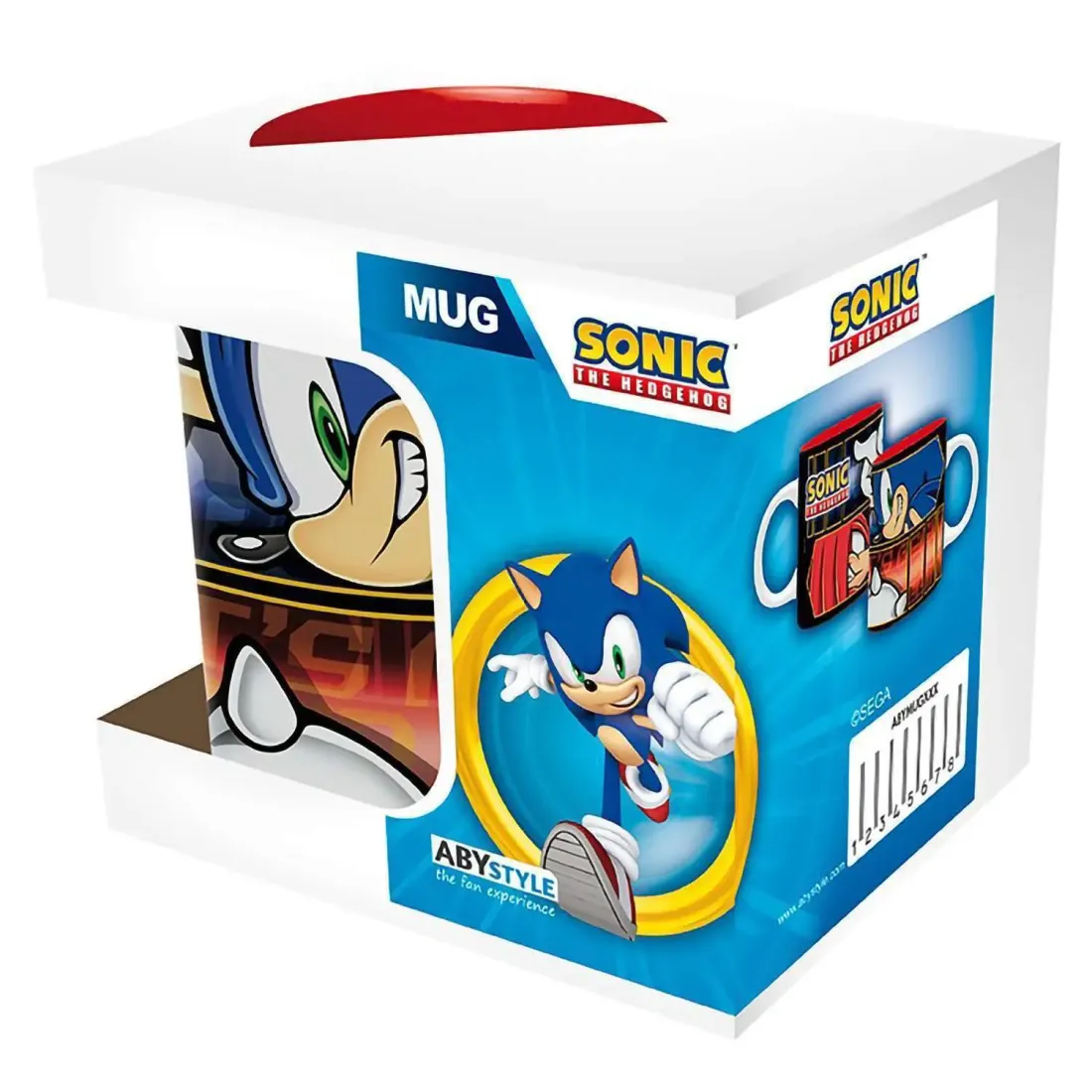 Кружка керамическая Sonic Mug 320 мл Sonic & Knuckles subli With box x2 ABYMUGA231