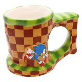 Кружка керамическая Sonic Mug 3D Sonic Run x2 ABYMUG964