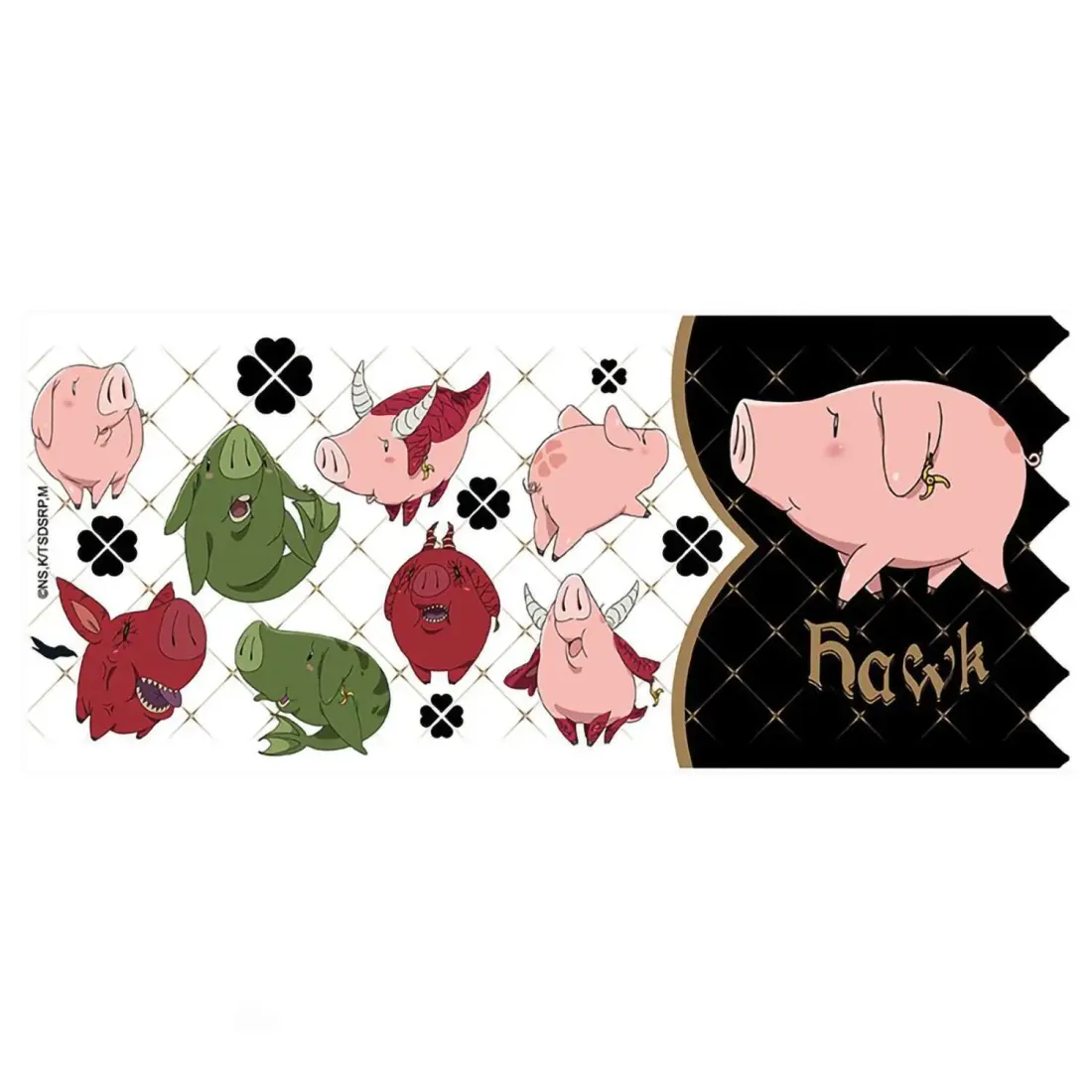 Кружка керамическая The Seven Deadly Sins Mug 320 мл Hawk subli with ABYMUGA061