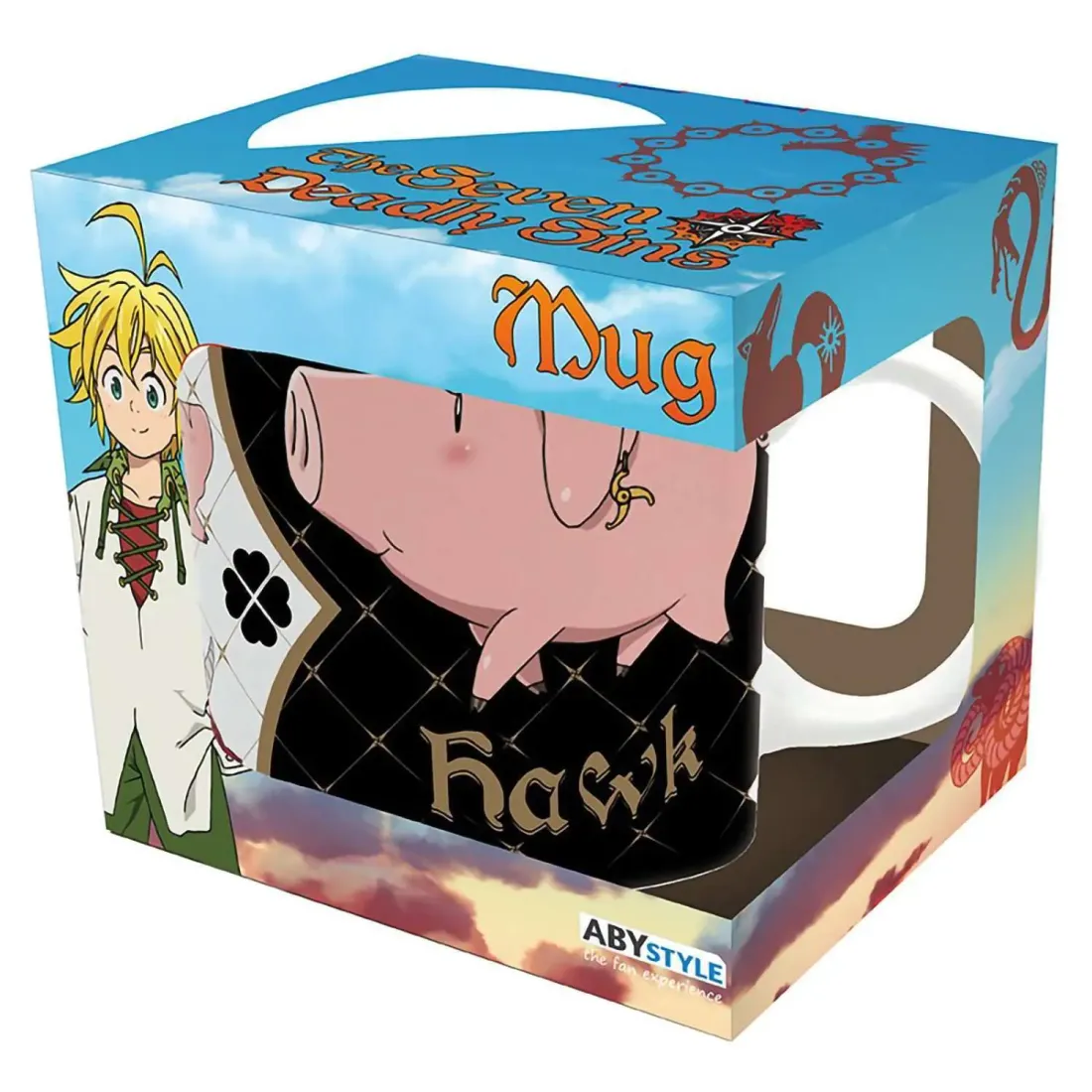 Кружка керамическая The Seven Deadly Sins Mug 320 мл Hawk subli with ABYMUGA061