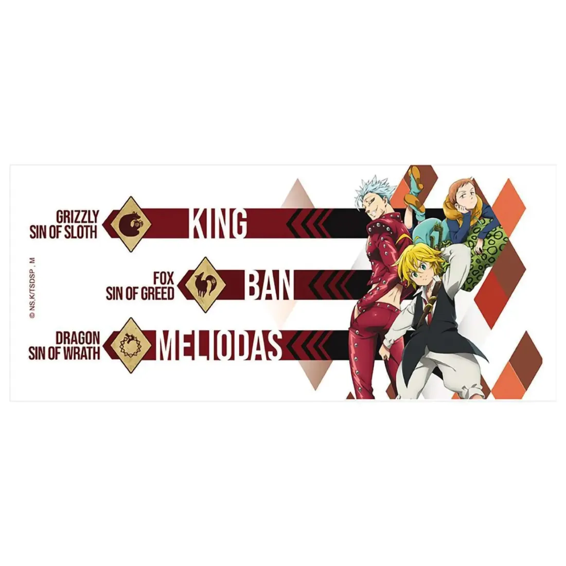 Кружка керамическая The Seven Deadly Sins Mug 320 мл Meliodas,Ban & King ABYMUGA208