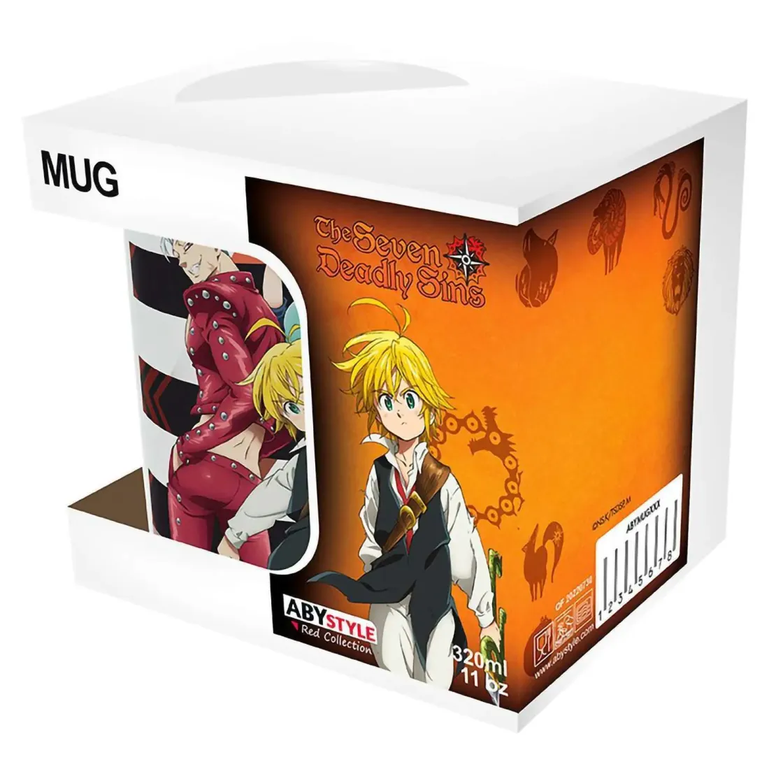 Кружка керамическая The Seven Deadly Sins Mug 320 мл Meliodas,Ban & King ABYMUGA208
