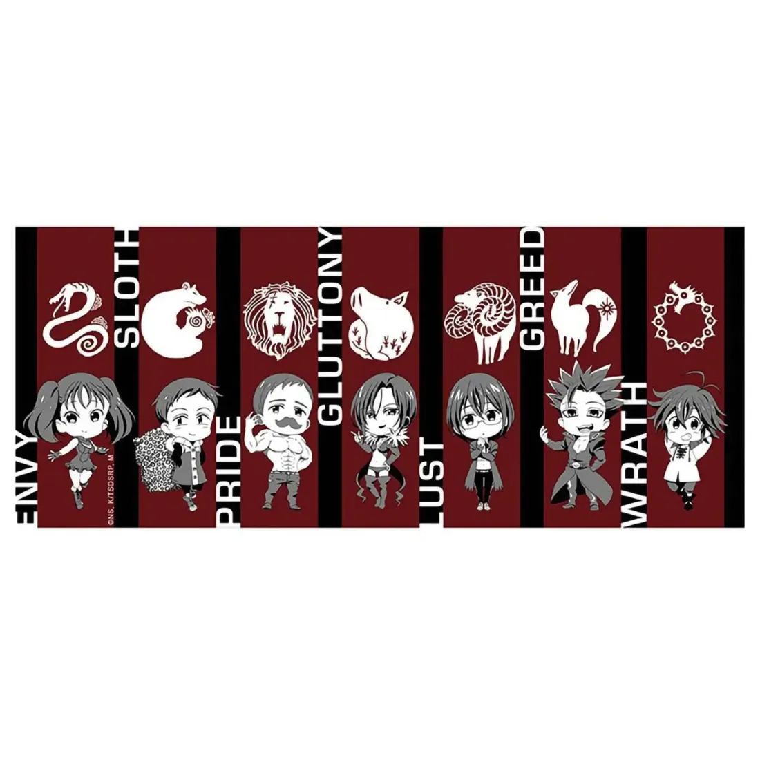 Кружка керамическая The Seven Deadly Sins Mug 460 мл Chibi sins box x2 ABYMUGA064