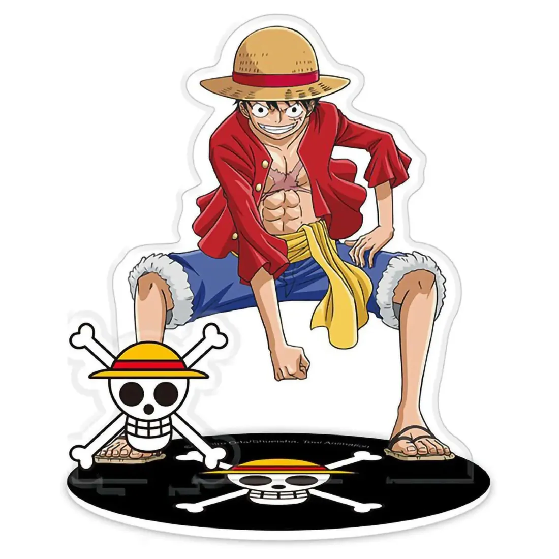 Набор подарочный ONE PIECE Кружка 320мл + Акриловая фигурка + Открытки Luffy ABYPCK283