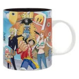 Набор подарочный ONE PIECE Кружка 320мл + Акриловая фигурка + Открытки Luffy ABYPCK283