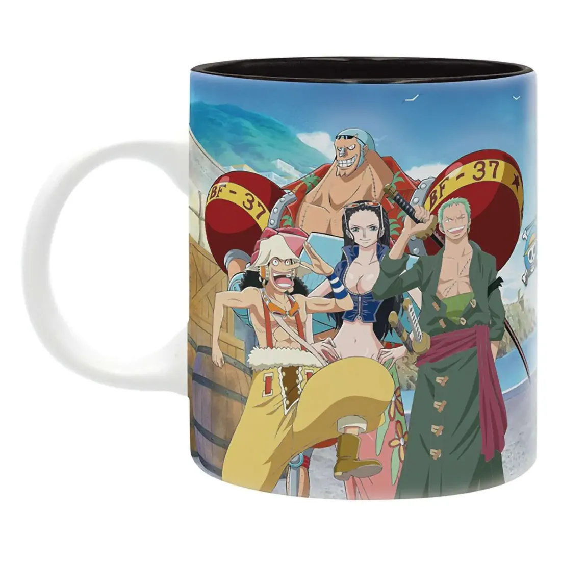 Набор подарочный ONE PIECE Кружка 320мл + Акриловая фигурка + Открытки Luffy ABYPCK283