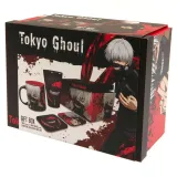 Набор подарочный Tokyo Ghoul Стеклянный стакан XXL + Кружка + Подстаканник 2 шт Ken GFB0107