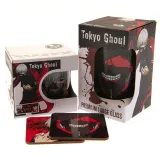 Набор подарочный Tokyo Ghoul Стеклянный стакан XXL + Кружка + Подстаканник 2 шт Ken GFB0107
