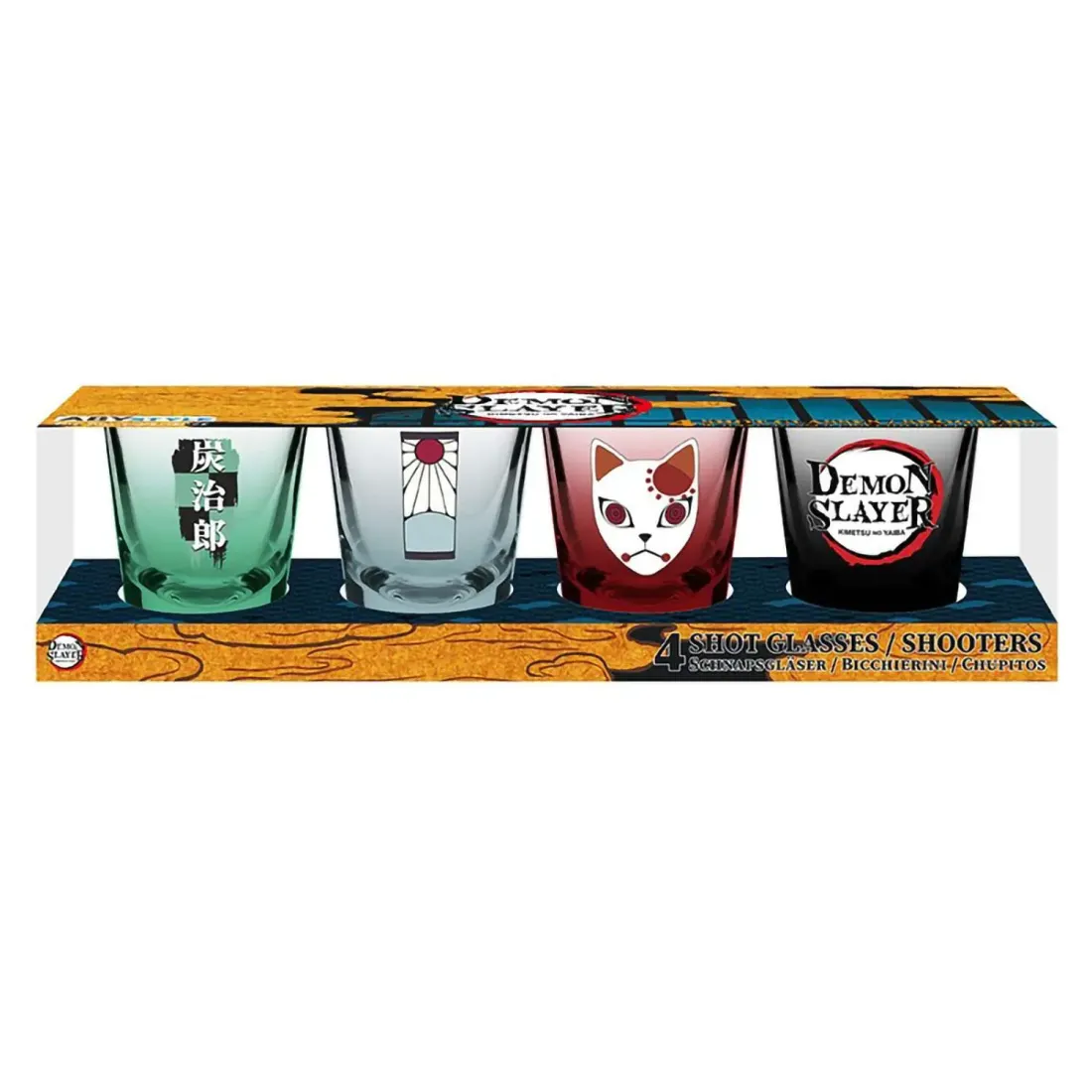 Набор рюмок Клинок рассекающий демонов Shot Glass Symbols x2 ABYVER193