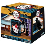 Кружка керамическая с 3D ручкой Клинок рассекающий демонов Tanjiro 460 мл ABYMUGA212