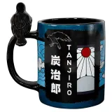 Кружка керамическая с 3D ручкой Клинок рассекающий демонов Tanjiro 460 мл ABYMUGA212