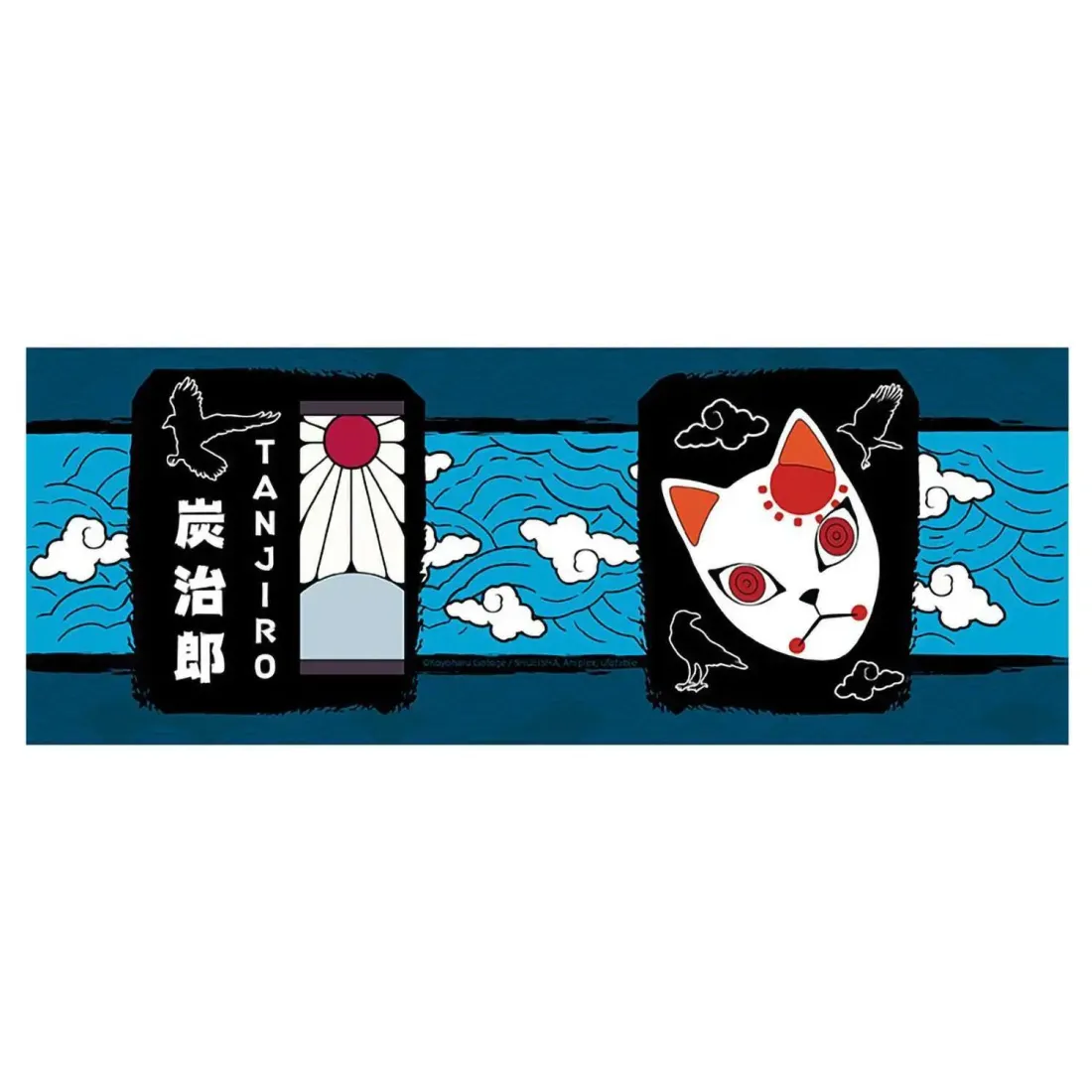 Кружка керамическая с 3D ручкой Клинок рассекающий демонов Tanjiro 460 мл ABYMUGA212