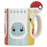 Кружка из доломита с 3D ручкой Pokemon Pokeball 460 мл ABYMUGA368