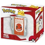 Кружка из доломита с 3D ручкой Pokemon Pokeball 460 мл ABYMUGA368