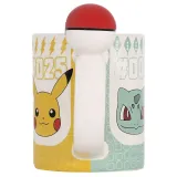 Кружка из доломита с 3D ручкой Pokemon Pokeball 460 мл ABYMUGA368