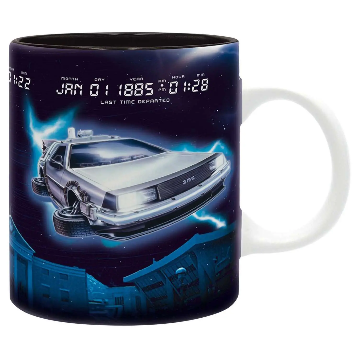 Кружка керамическая Back to the Future DeLorean Time Machine 320 мл ABYMUG817