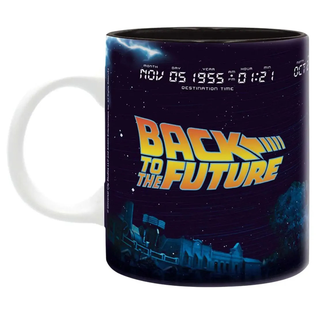 Кружка керамическая Back to the Future DeLorean Time Machine 320 мл ABYMUG817
