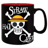 Кружка керамическая ONE PIECE Luffy & Skull 460 мл ABYMUGA451