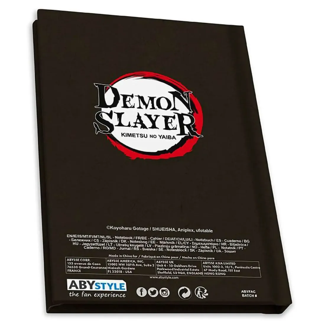 Набор Клинок рассекающий демонов Tanjiro (кружка керамическая 320 мл, брелок, записная книжка А6) AB