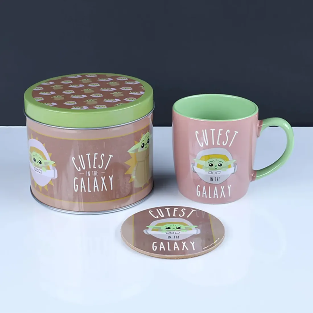 Набор подарочный Звездные Войны Мандалорец Cutest In The Galaxy (подстаканник, банка) GP85477