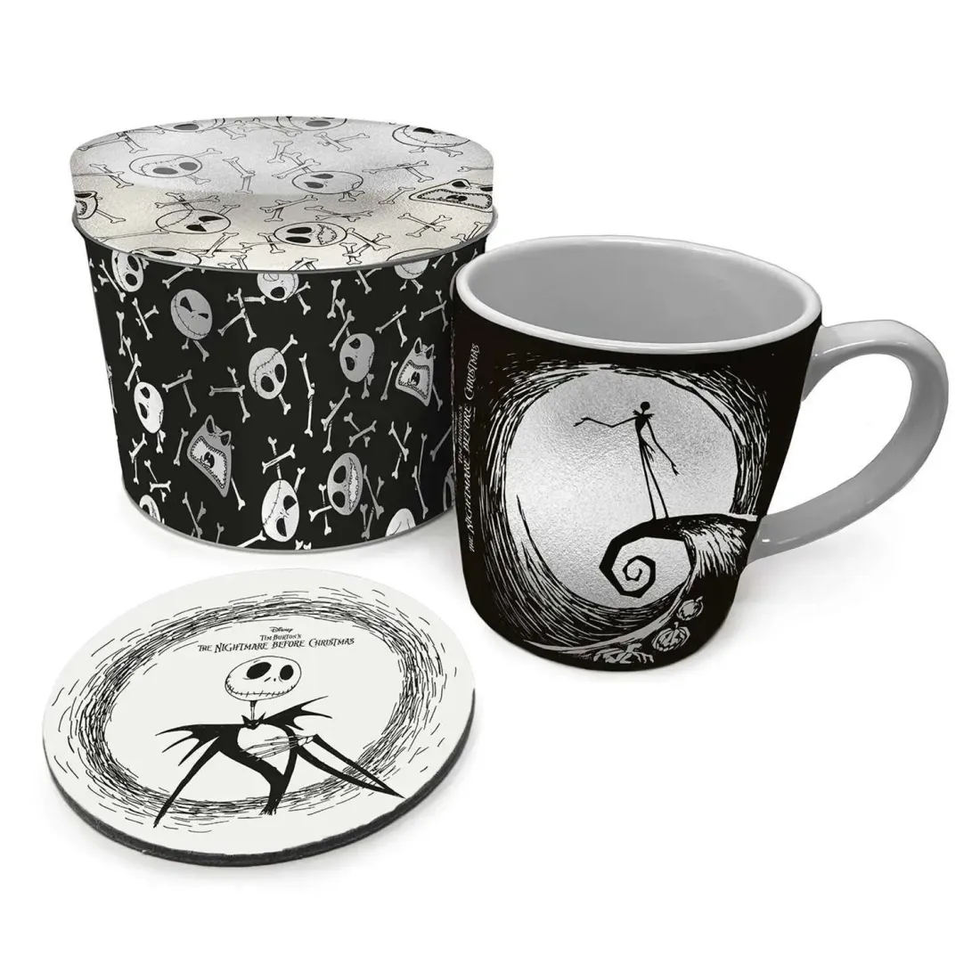 Набор подарочный Кошмар перед Рождеством (кружка 325мл, подстаканник, банка) GP86669