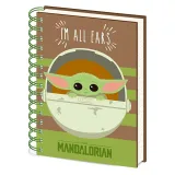 Набор подарочный Звездные войны Мандалорец I\'m All Ears (блокнот А5, кружка 325мл, подстаканник, бре