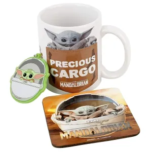 Набор подарочный Звездные войны Мандалорец The Child (кружка 325мл, подстаканник, брелок) GP85463