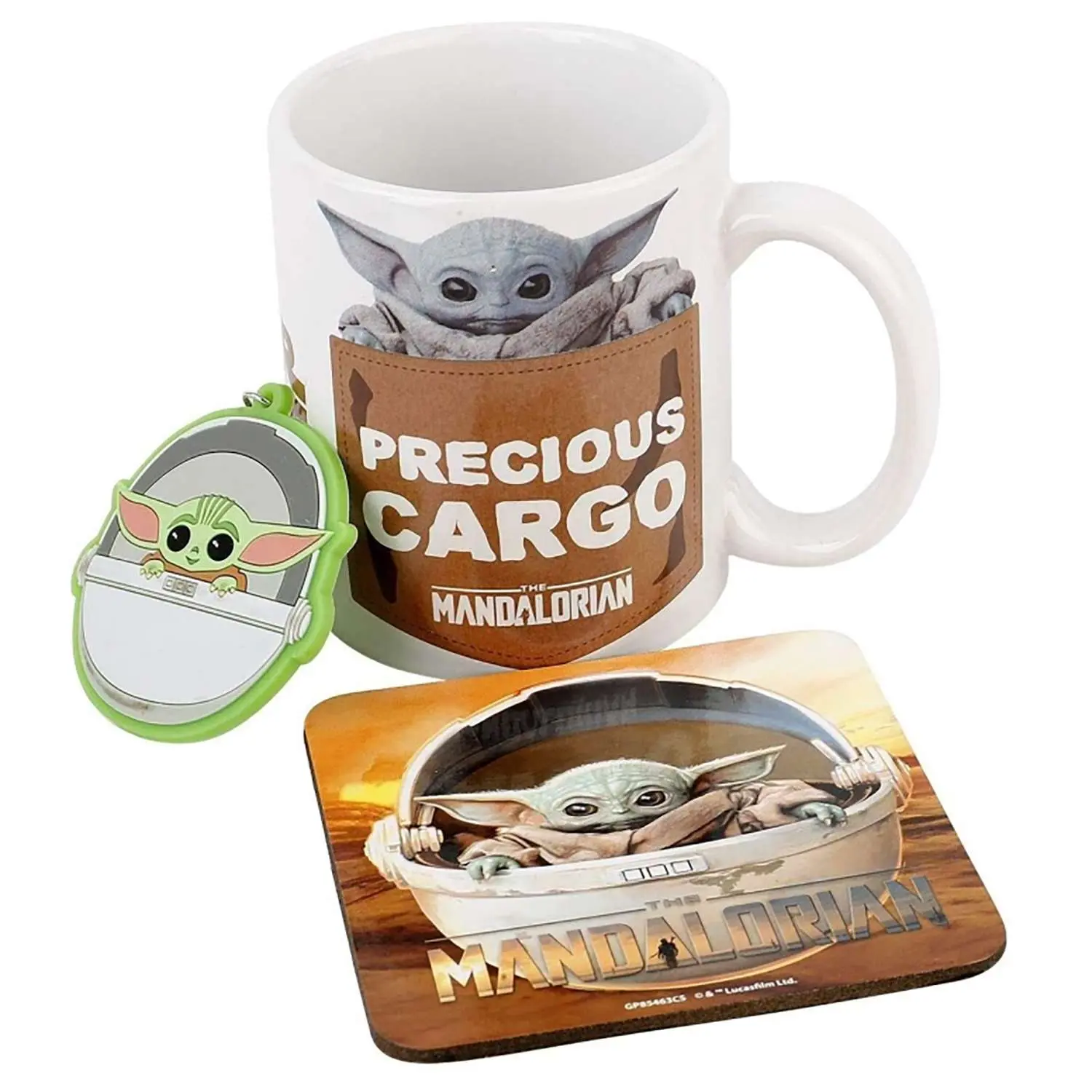 Набор подарочный Звездные войны Мандалорец The Child (кружка 325мл, подстаканник, брелок) GP85463