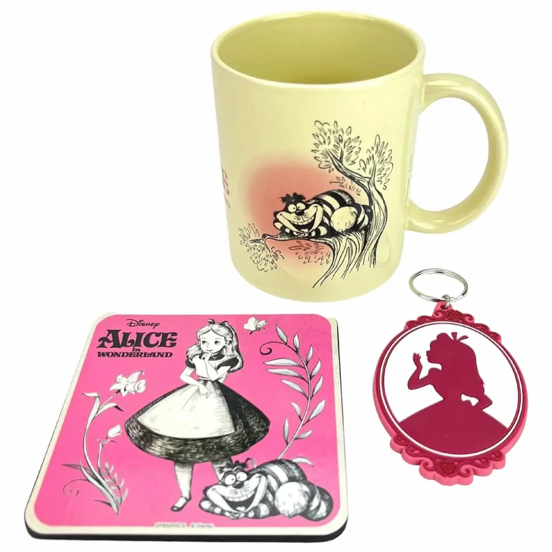 Набор подарочный Алиса в Стране чудес (Vintage) (кружка 315мл, подстаканник, брелок) GP86099
