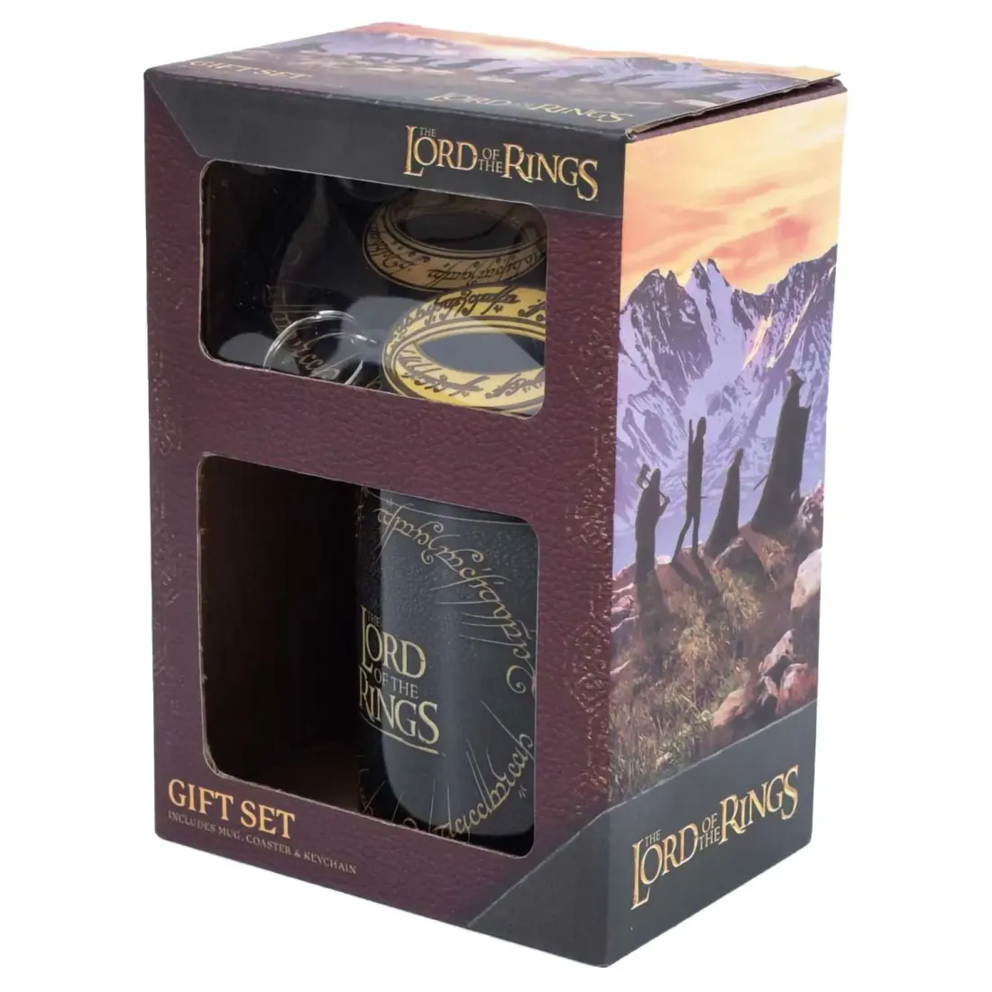 Набор подарочный Lord Of The Rings (кружка 315мл, подстаканник, брелок) GP86787