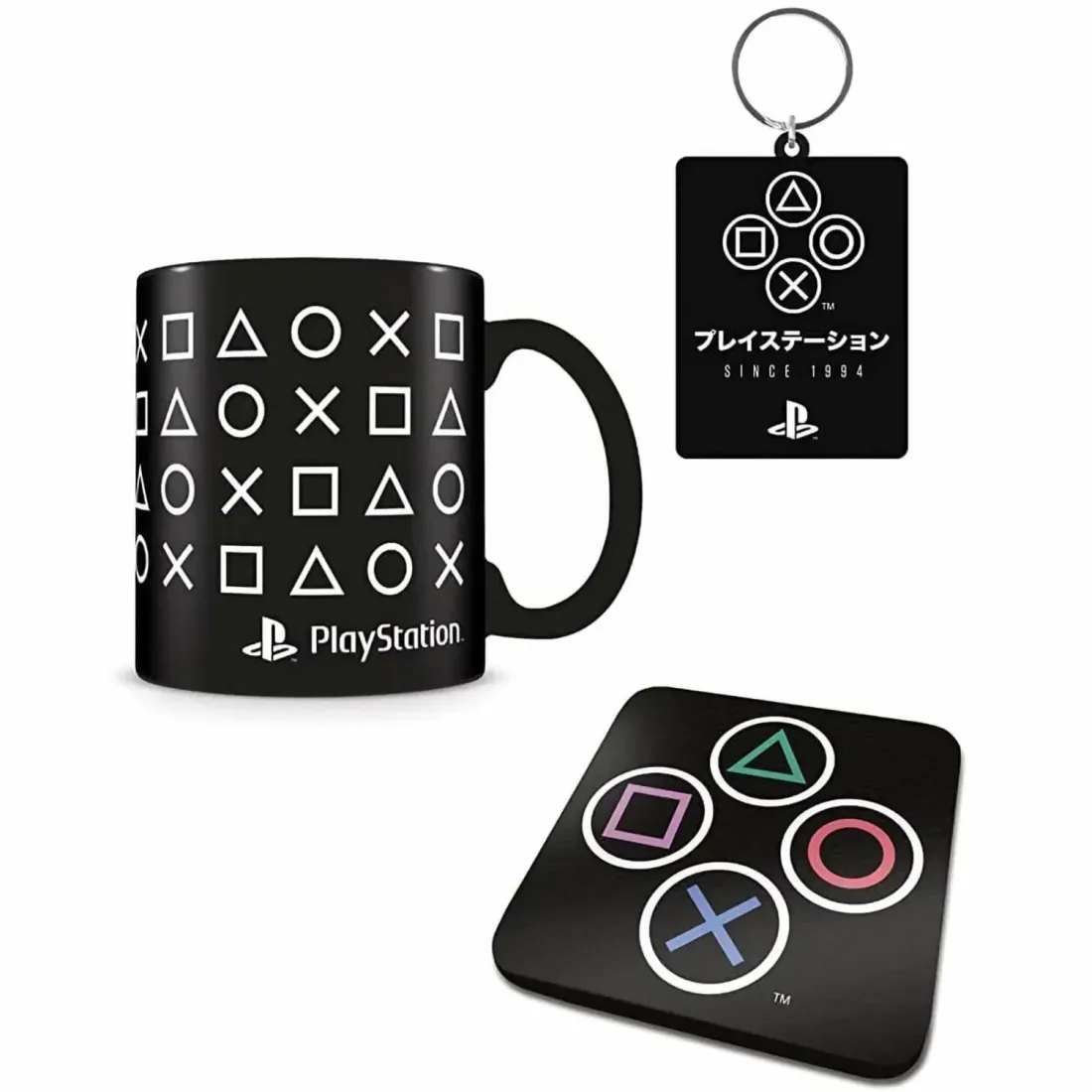 Набор подарочный Playstation (кружка 315мл, подстаканник, брелок) GP85523
