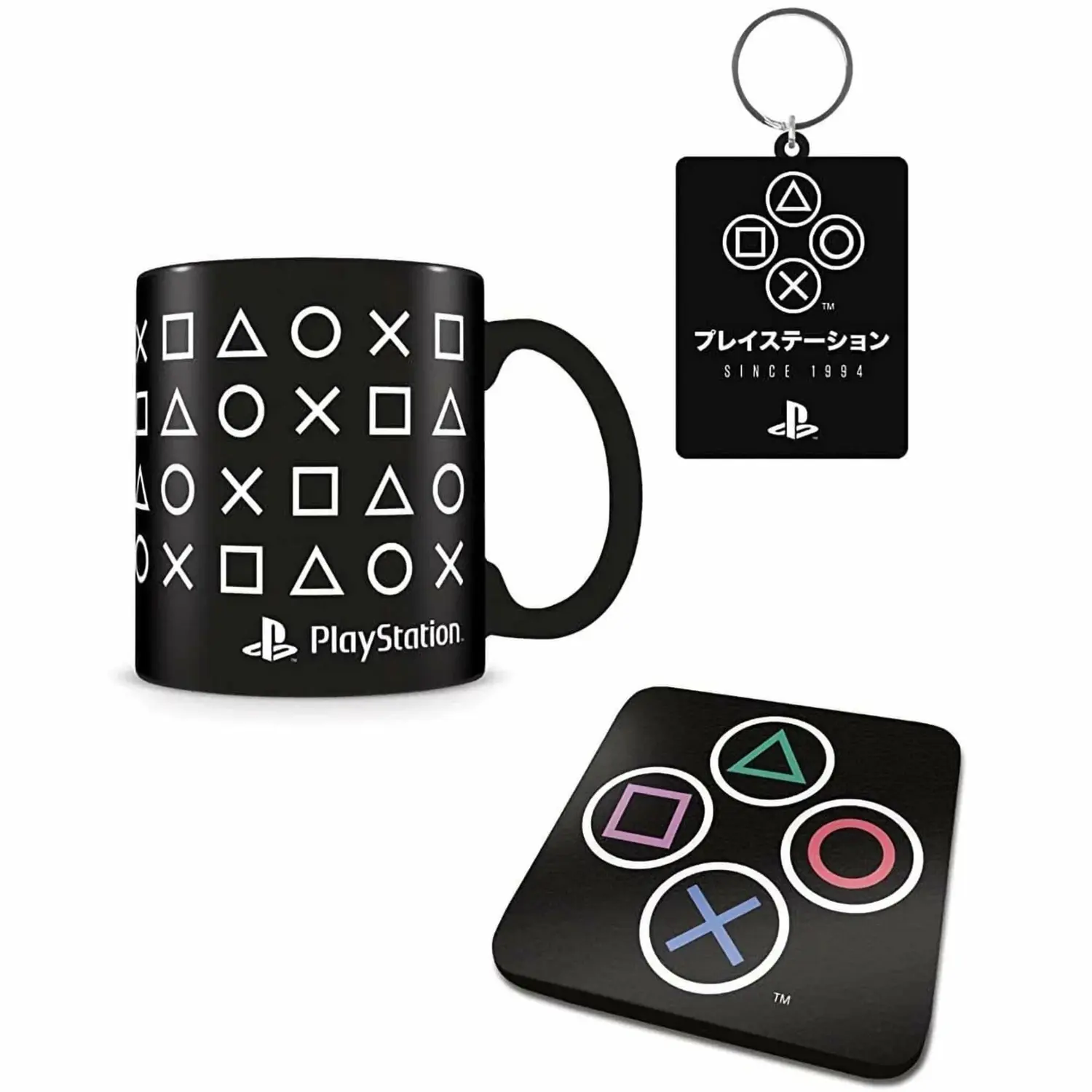 Набор подарочный Playstation (кружка 315мл, подстаканник, брелок) GP85523