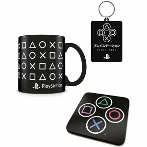 Набор подарочный Playstation Кружка+ Подстаканник+Брелок