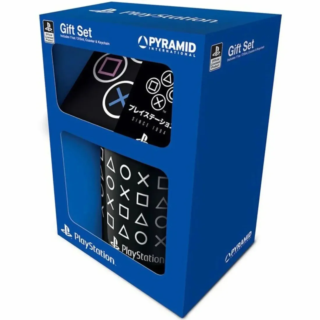 Набор подарочный Playstation (кружка 315мл, подстаканник, брелок) GP85523