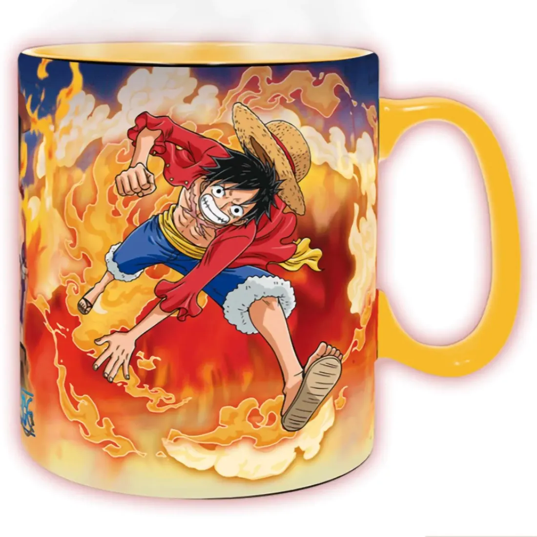 Кружка хамелеон ONE PIECE Mug Heat Change 460 мл Luffy & Sabo ABYMUGA445