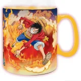 Кружка хамелеон ONE PIECE Mug Heat Change 460 мл Luffy & Sabo ABYMUGA445