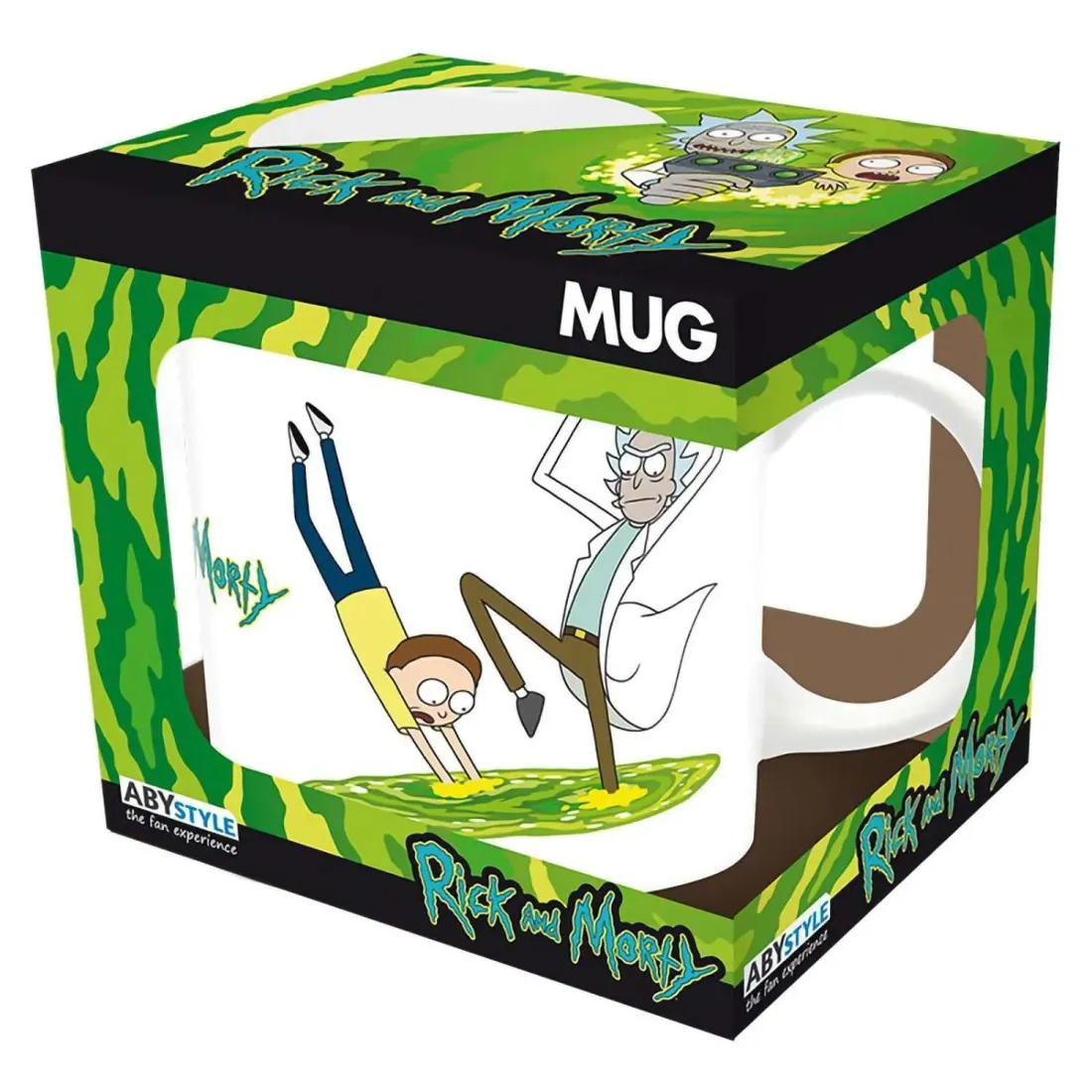 Кружка ABYstyle Rick & Morty Mug 320 ml Portal 2 subli with box x2 ABYMUG834