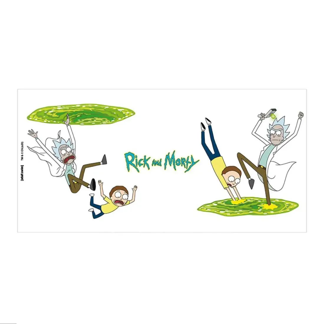 Кружка ABYstyle Rick & Morty Mug 320 ml Portal 2 subli with box x2 ABYMUG834