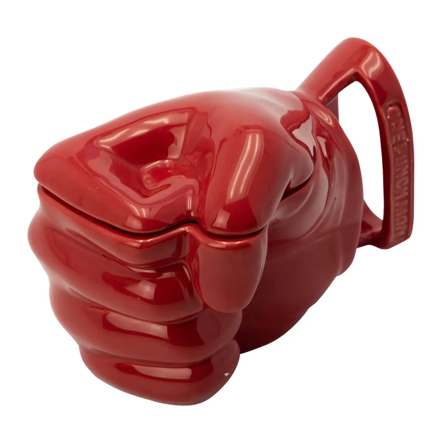 Кружка 3D с крышкой One Punch Man Saitama\'s Fist 350 ml ABYMUG567