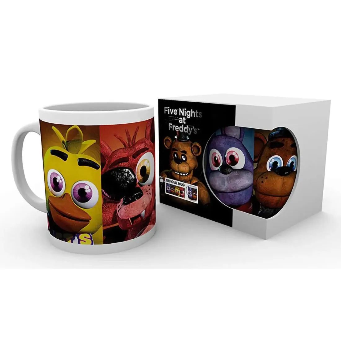 Кружка ABYstyle Gb Eye Five Nights at Freddy\'s Пять ночей у Фредди Mug 320 ml Faces subli box x2 MG1