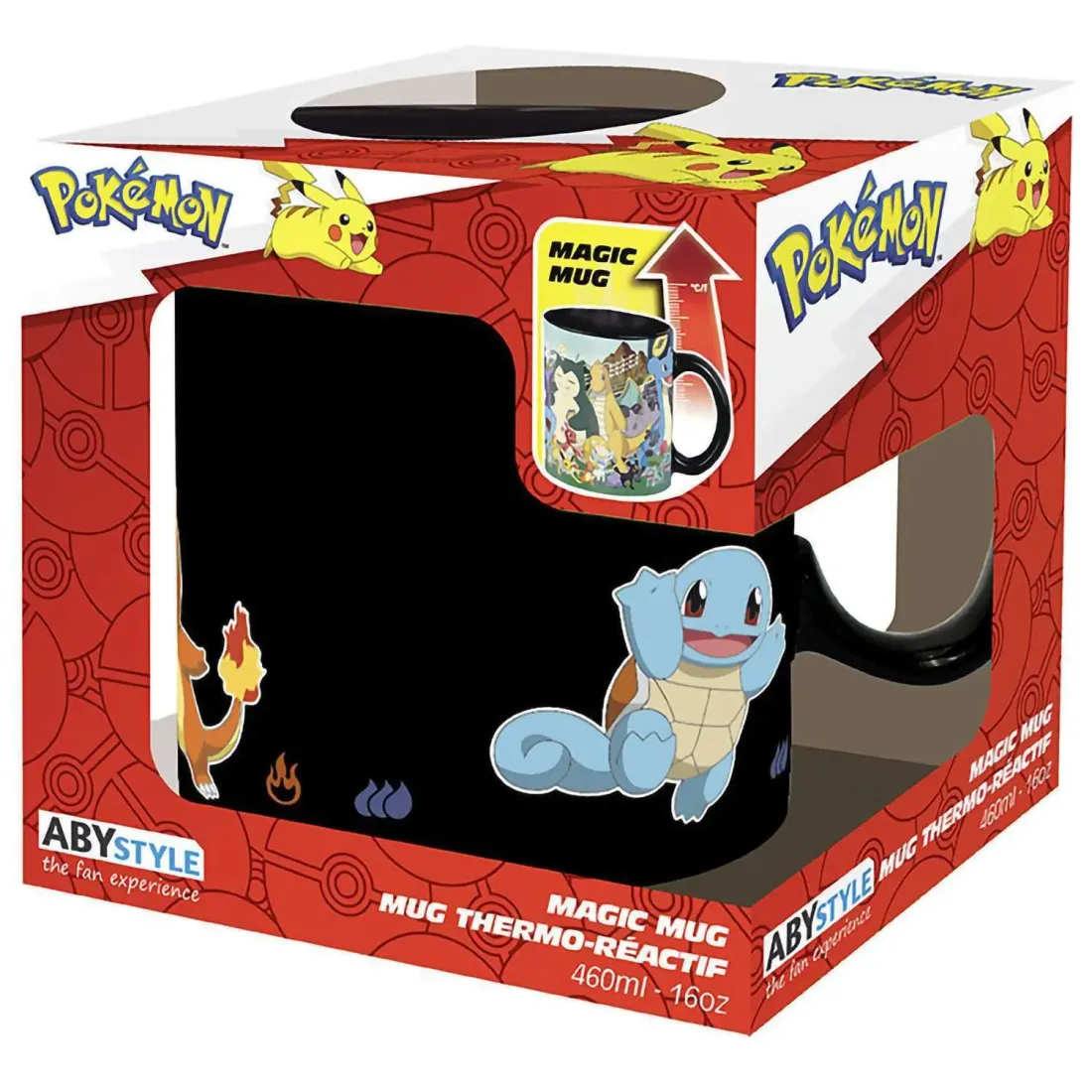 Кружка хамелеон Pokemon Evolve 460мл ABYMUGA341