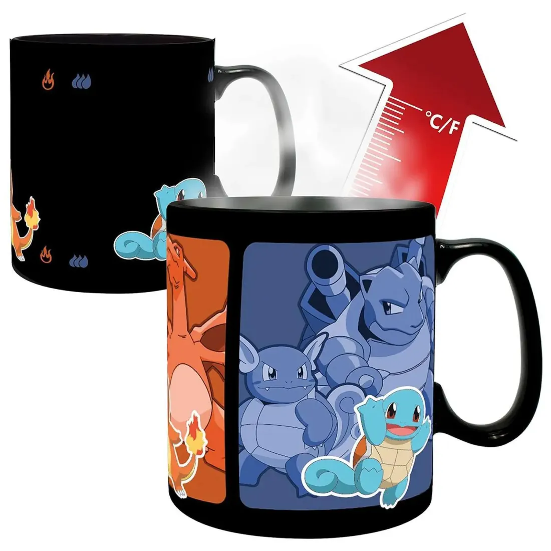 Кружка хамелеон Pokemon Evolve 460мл ABYMUGA341