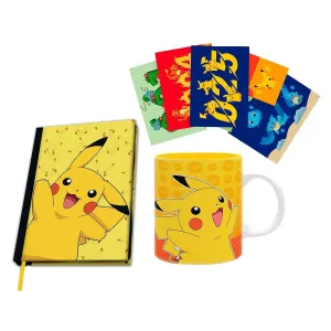 Набор подарочный Pokemon Pikachu Блокнот А5+Кружка 320мл+Открытки ABYPCK286