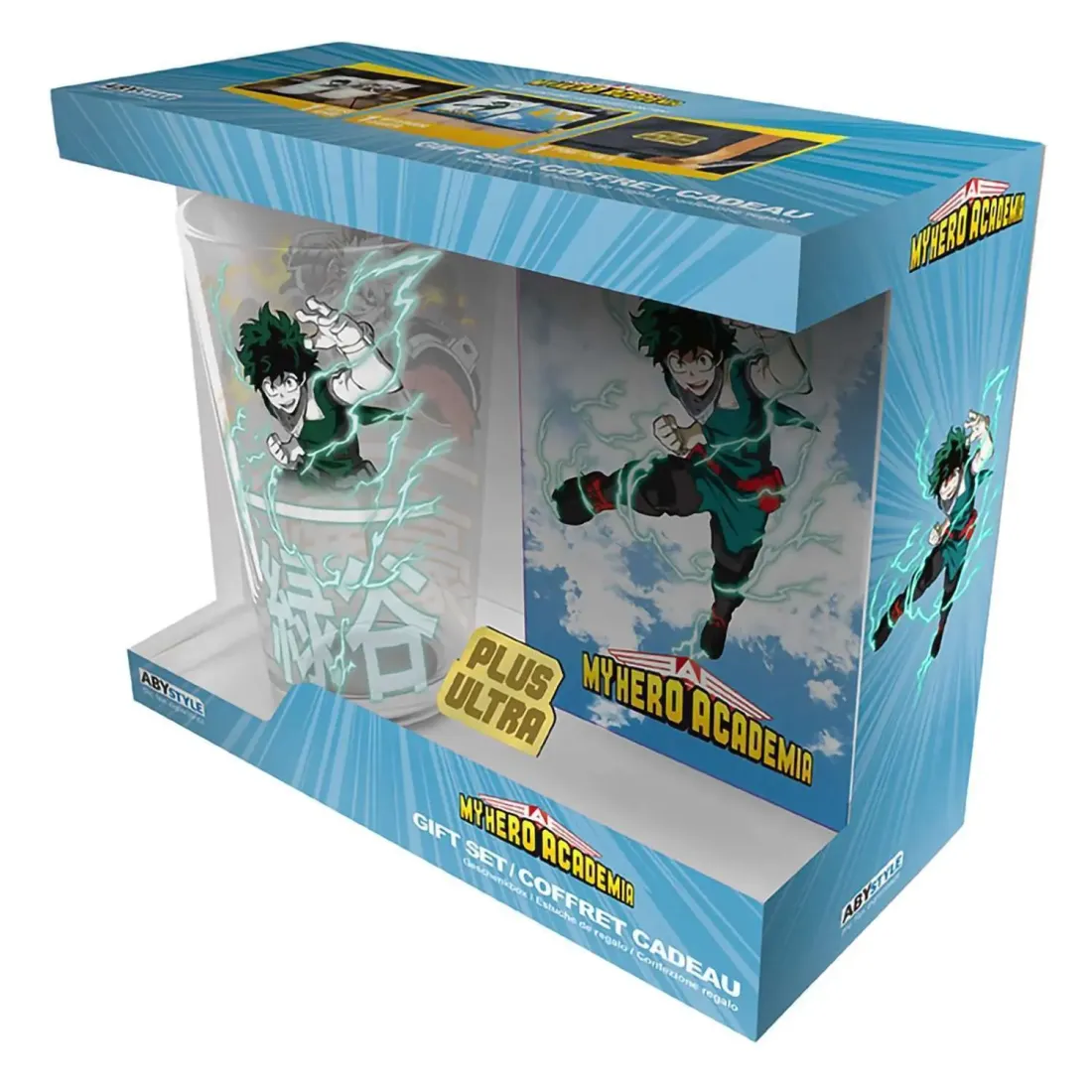 Набор подарочный My Hero Academia Heroes Бокал 400ml + значок + Записная книжка ABYPCK216