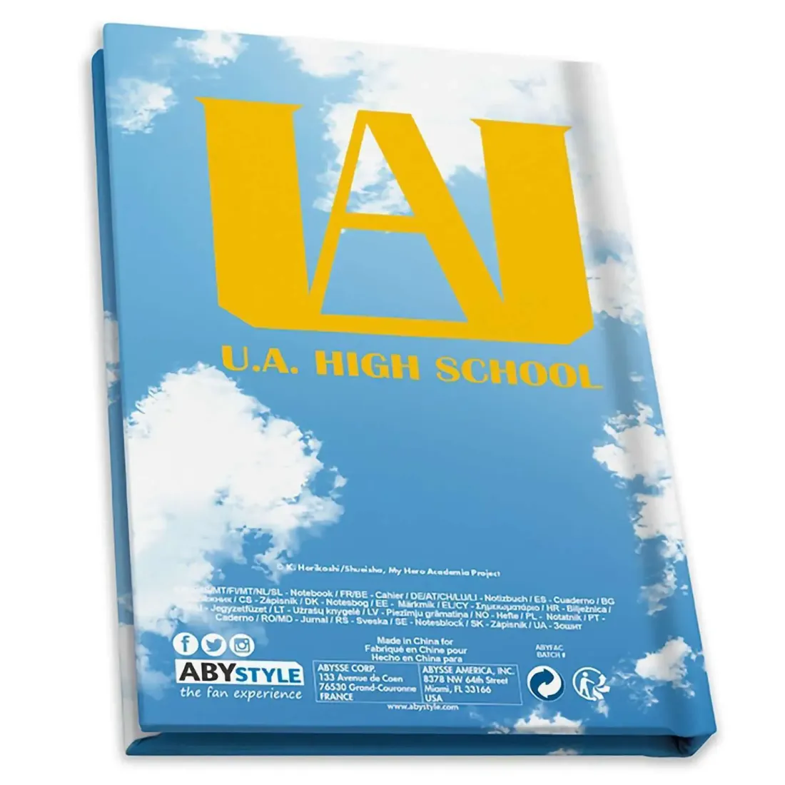 Набор подарочный My Hero Academia Heroes Бокал 400ml + значок + Записная книжка ABYPCK216