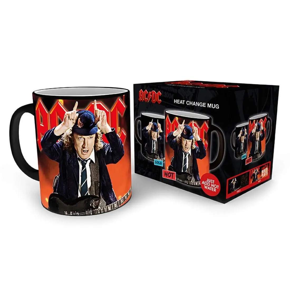Кружка ABYstyle Gb Eye AC/DC  - Mug Heat Change - 320 ml - Live MGH0054
