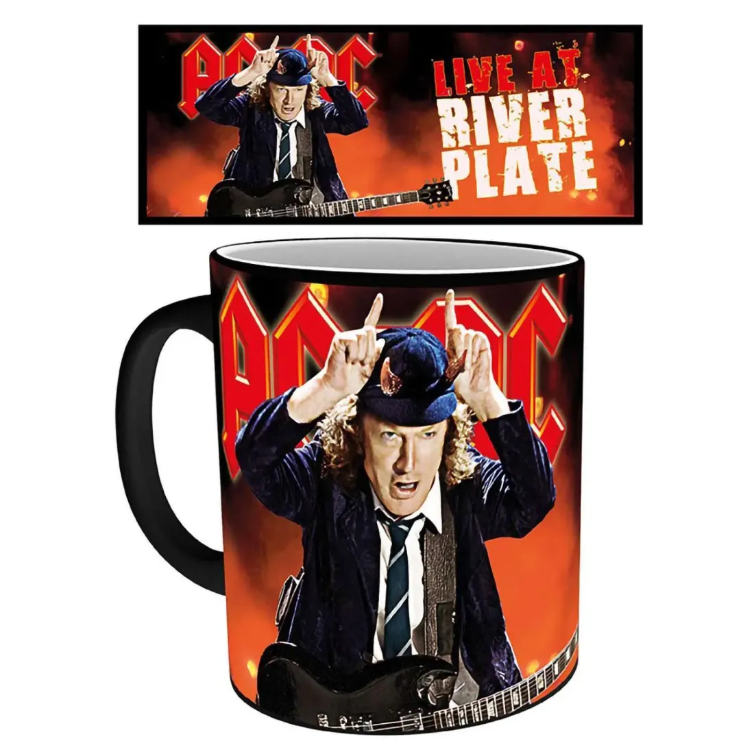 Кружка ABYstyle Gb Eye AC/DC  - Mug Heat Change - 320 ml - Live MGH0054