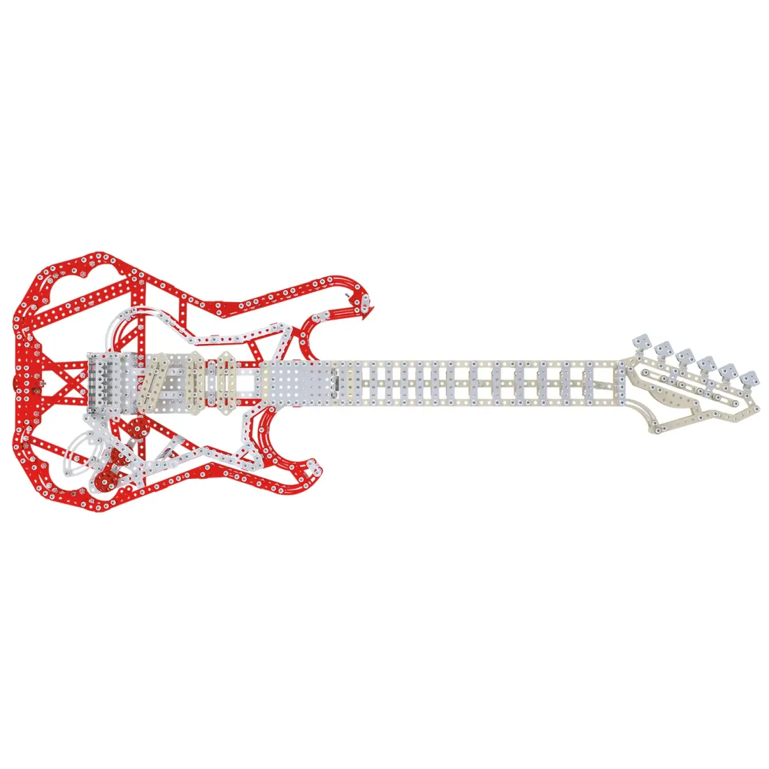 Конструктор металлический Metalcraft DIY 3D Гитара красная 5906018029420