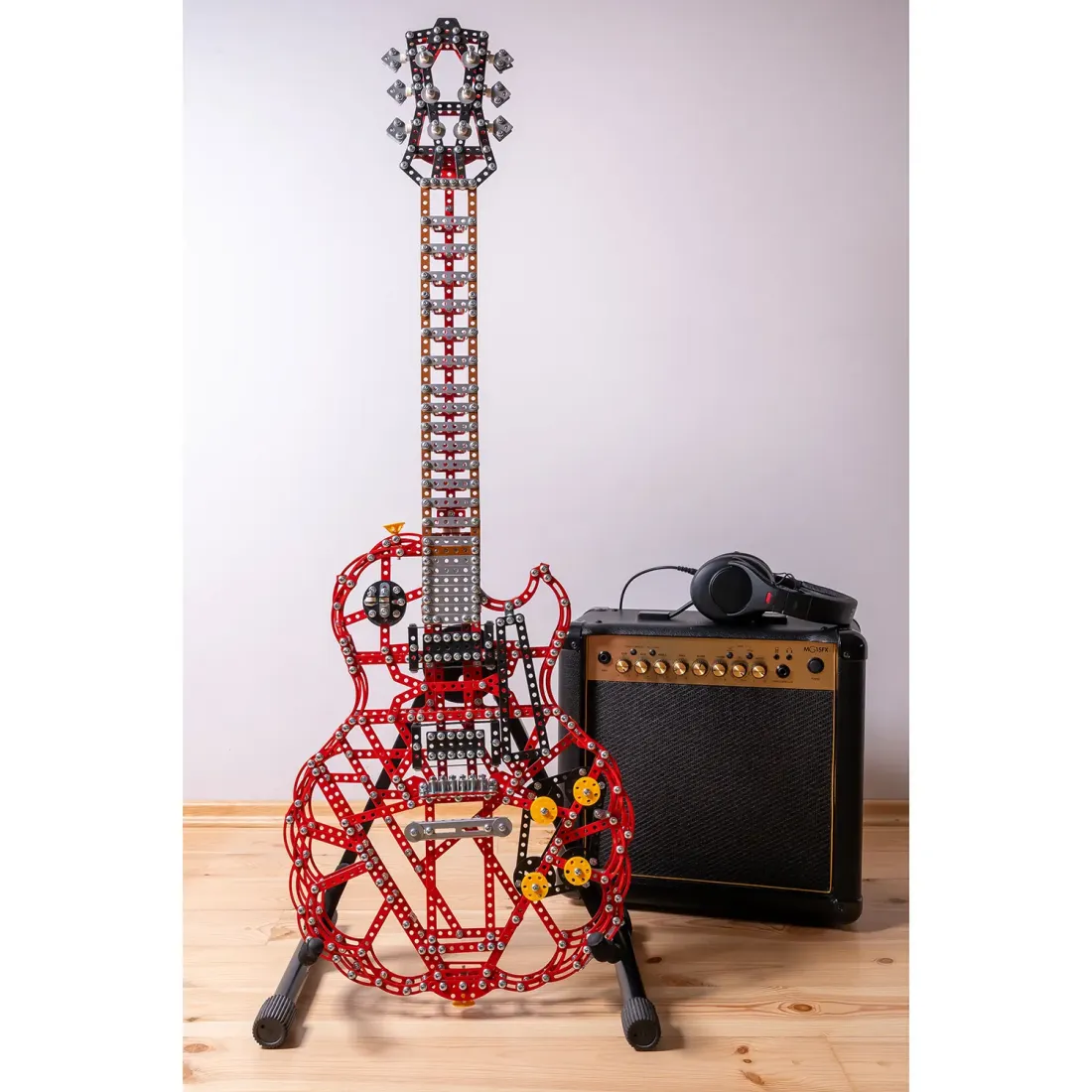 Конструктор металлический Metalcraft DIY 3D Гитара красная 5906018029727